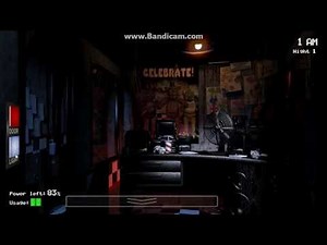 Five Nights at Freddy's - Night 1 Complete!!!