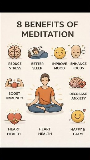 8 Powerful Benefits of Meditation for Mind and Body | Stress Relief & Mental Peace