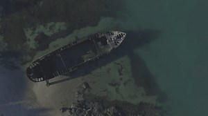 Drone Shipwreck Ship Ocean After Crash Stock Footage Video (100% Royalty-free) 1110537383 | Shutterstock