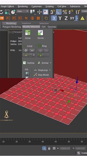 Select Similar Polygons Trick in 3ds Max #shorts