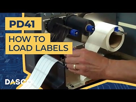 How to Load Media into the Intermec PD41 Label Printer