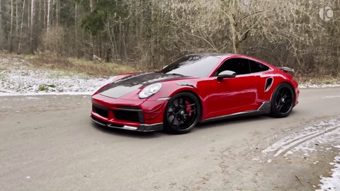 Detailed look at a customized Porsche 911 Turbo S
