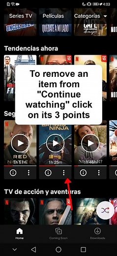 🗑 How to Delete Continue Watching Netflix on Phone #Shorts