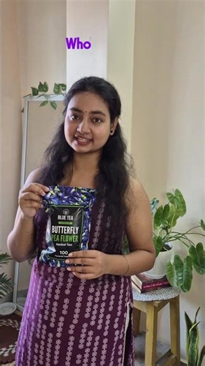 Meet your prettiest healthy habit 💜 Blue butterfly pea tea, antioxidant-rich, caffeine-free!