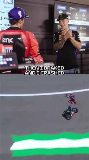 3.2M views · 29K reactions | Fabio explained to Marc Marquez the reason why he crashed  #SpanishGP  | MotoGP | Facebook