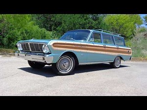 1965 Ford Falcon Squire Station Wagon 289 Tropical Turquoise & Ride My Car Story with Lou Costabile