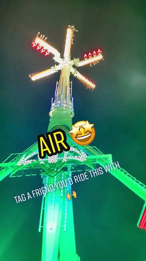 Scariest Carnival Ride 'Air' at Funfair 2022