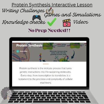 Biology Protein Synthesis Online Interactive Learning Module- HTML