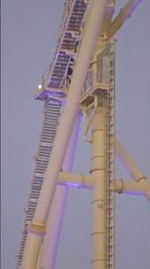 FALCONS FLIGHT Cliff Drop and Massive Airhill - World's Fastest Roller Coaster Speed
