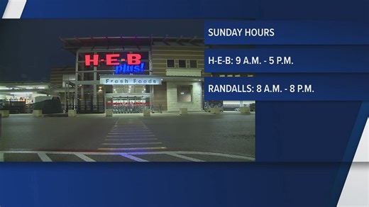 H-E-B adjusting operating hours Sunday