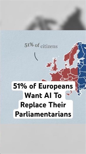 51% of Europeans Want AI to Replace Their Parliamentarians