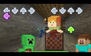 【FNF】Creeper VS Steve