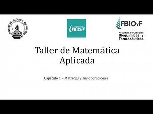 A1 - Matrices and their operations 2022