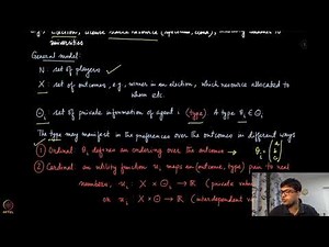Module 33: Introduction to Mechanism Design