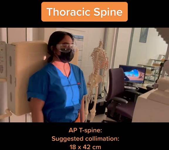 Thoracic Spine X-ray Positioning Guide