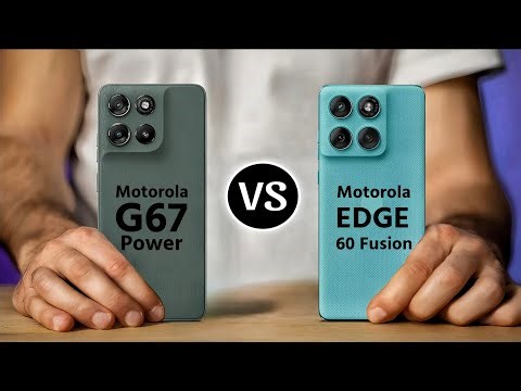 Motorola G67 Power Vs Motorola Edge 60 Fusion || Full Specs Comparison