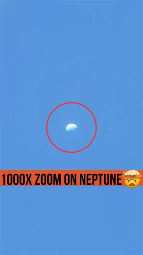 1000x ZOOM TO NEPTUNE 😳 #SpaceZoom #NeptuneUpClose #AstronomyFacts #AstronomyFacts
