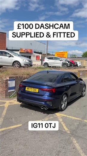 Affordable £100 Dash Cam Installation for Your Audi S3