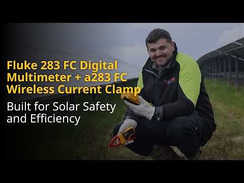 Introducing Fluke 283 FC Digital Multimeter + a283 FC Wireless Current Clamp | Solar-Ready Tools