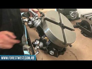 8inch Tilting Table Cross Slide Rotary Table from Forestwest