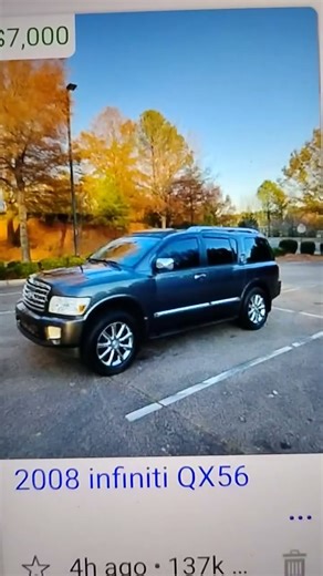 2008 Infiniti QX56 137k 7,000 nice suv