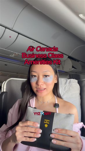 Air Canada Business Class Amenities Kit (Acqua Di Parma) #travel