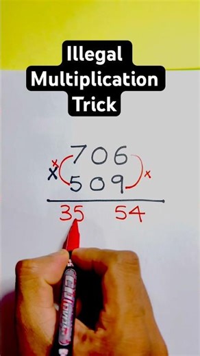 You’ve Been Multiplying WRONG Your Whole Life #mathematics #maths #multiplication #mathtricks