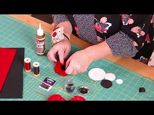 Make your own remembrance poppy | The Sewing Studio