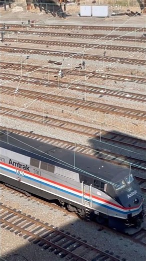 Amtrak 145 P42 Heritage Unit leading Pennsylvanian Train 42