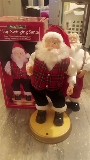 rare hip swinging Santa here comes Santa Claus 1999 my my first ever Santa