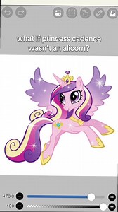 Princess Cadence Pegasus Timelapse: What If Cadence Wasn't an Alicorn