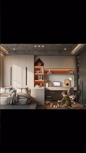 Render Phòng Ngủ Trẻ Em 15 Giây Bằng Gemini AI | SketchUp Nội Thất 3D