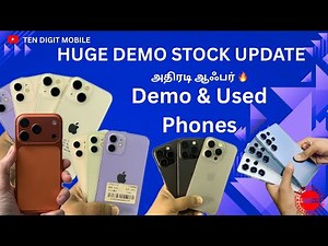 Huge Demo Stock Update - Used & Demo Phones - Ten Digit Mobile