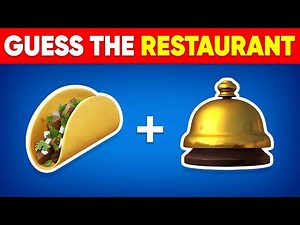 Guess the Fast Food Restaurant by Emoji? 🍔 Emoji Quiz