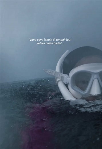 Pengalaman Pertama Freediving Dihantam Badai