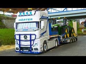 GREAT RC CONSTRUCTION SITE ACTION, RC TRUCKS, RC TRACTORS, RC HYDRAULIC EXCAVATORS!!