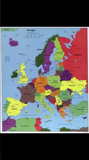 Map of Europe, Europe Map
