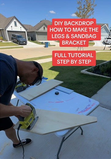 How to Build Stable Backdrop Legs and Sandbag Bracket