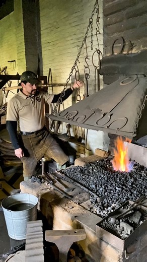One of the unique aspects of Sutter’s Fort State Historic Park is that many of the rooms, like the blacksmith shop, are areas where we can demonstrate historical skills and also their impacts on 1840s California history. The blacksmith was one of the first jobs at Sutter's Fort and the blacksmith shop was operating through the early days of the Gold Rush. Iron stock was pretty hard to come by in early California so blacksmiths often repurposed iron goods or broken tools. Marco, one of our blacks
