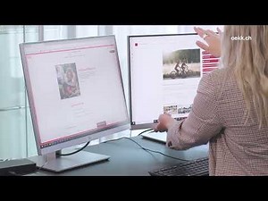 Ergonomisch sitzen am Arbeitsplatz: Bildschirm ausrichten