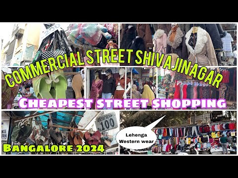 Commercial Street Bangalore | Street shopping| Shopping guide🛍️ | Shivaji Nagar market| 2024