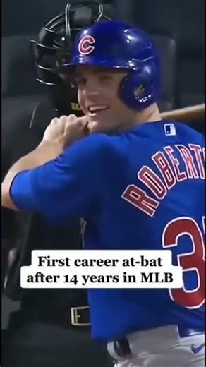 MLB Pitcher's First At Bat After 14 Years Pure Joy!