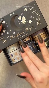 ASMR unboxing of our Moonflower Magic collection🌜💐 by @tori_journal 😍✨ #notebooktherapy - Shop our 160GSM bujos, stamps, washi tapes, gift sets, stickers and more on our store: link in bio @notebook_therapy💖or visit notebooktherapy.com 🌙✨ #asmr #unboxing #stationery #washitape #washiove #bulletjournal #bujo #bujoideas #bujoinspo | Notebook Therapy