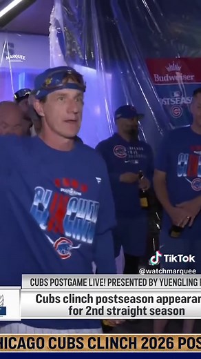Cubs skipper on clinching postseason spot for second straight season
