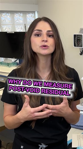 💧 “Why do we measure how much urine is left after you pee?” Checking your post-void residual (PVR) helps us understand how well your bladder is working. If urine stays behind after you go, it can lead to symptoms like: ⚡️ Frequent urination or urgency 😣 Pressure or discomfort 💦 Leaks or overflow incontinence 🦠 Even recurrent UTIs We measure PVR in cases like: 🩺 Urinary retention or incomplete emptying 🧠 Nerve or spinal conditions affecting bladder control 🏥 Before or after pelvic surgery 