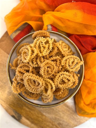 ✨ Diwali Special Alert! ✨ Get ready to add a little extra crunch to your festive spread with my all-time favorite Butter Murukku Recipe – aka Butter Chakli! These golden spirals are just perfect for the festive season—light, crispy, and melt-in-your-mouth good. 😍✨ Head over to my Youtube Channel for the step by step recipe - https://yt.openinapp.co/9r54r #DiwaliSpecial #ButterMurukku #ButterChakli #DiwaliSnacks #HomemadeChakli #FestiveRecipes #IndianSnacks #CrunchySnacks #DiwaliRecipes #IndianF