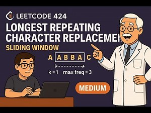 HOW - LeetCode 424 | Longest Repeating Character Replacement [medium]