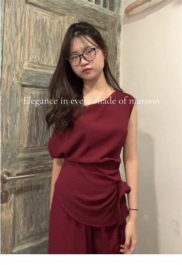 Elegance in Every Shade of Maroon Outfits