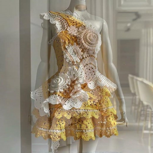 AI Magic: Stunning Crochet Dress Designs Unveiled