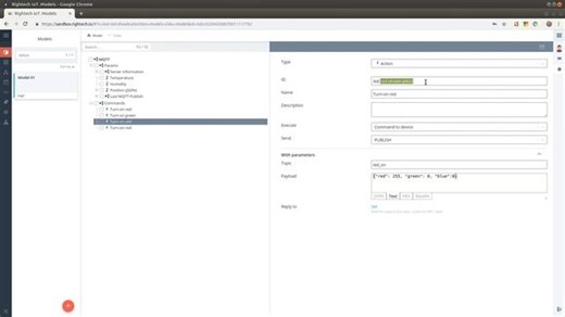 3. How to control light via the IoT cloud platform using esp8266 (example with LED)